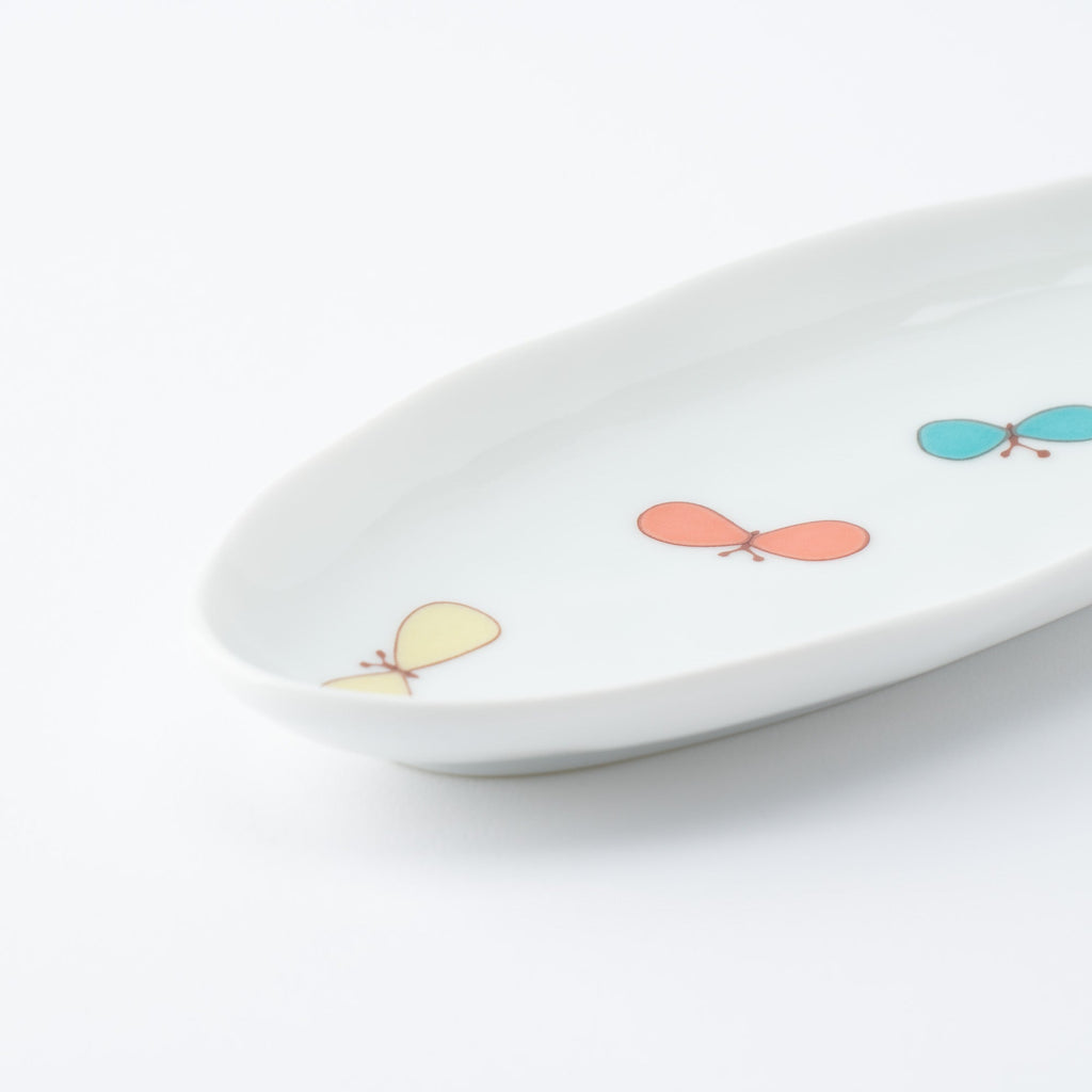 Playful Pattern Oval Side Plate