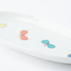 Playful Pattern Oval Side Plate
