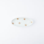 Playful Pattern Oval Side Plate