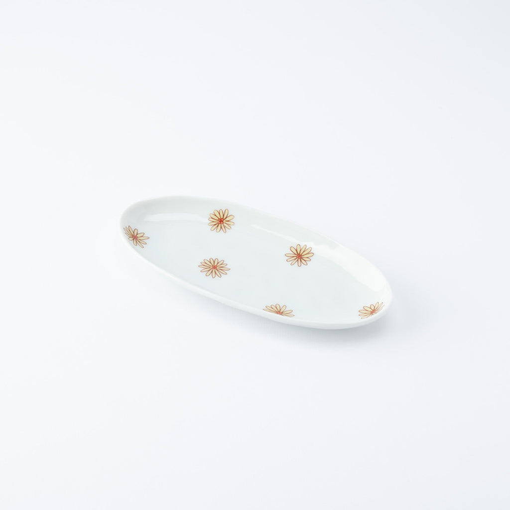 Playful Pattern Oval Side Plate