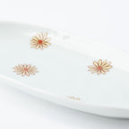 Playful Pattern Oval Side Plate