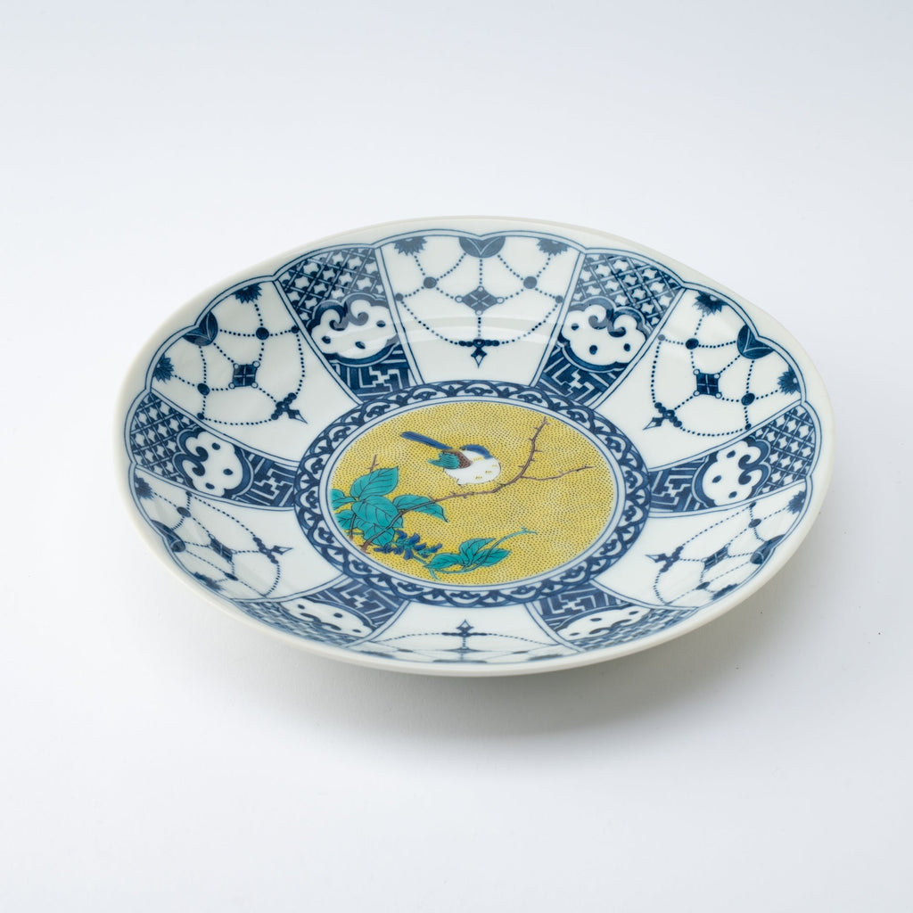 Blue and White Yoraku Dinner Plate