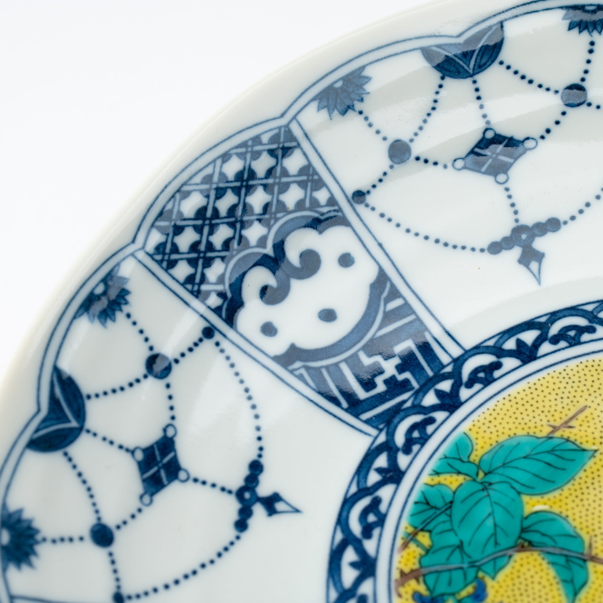 Blue and White Yoraku Dinner Plate