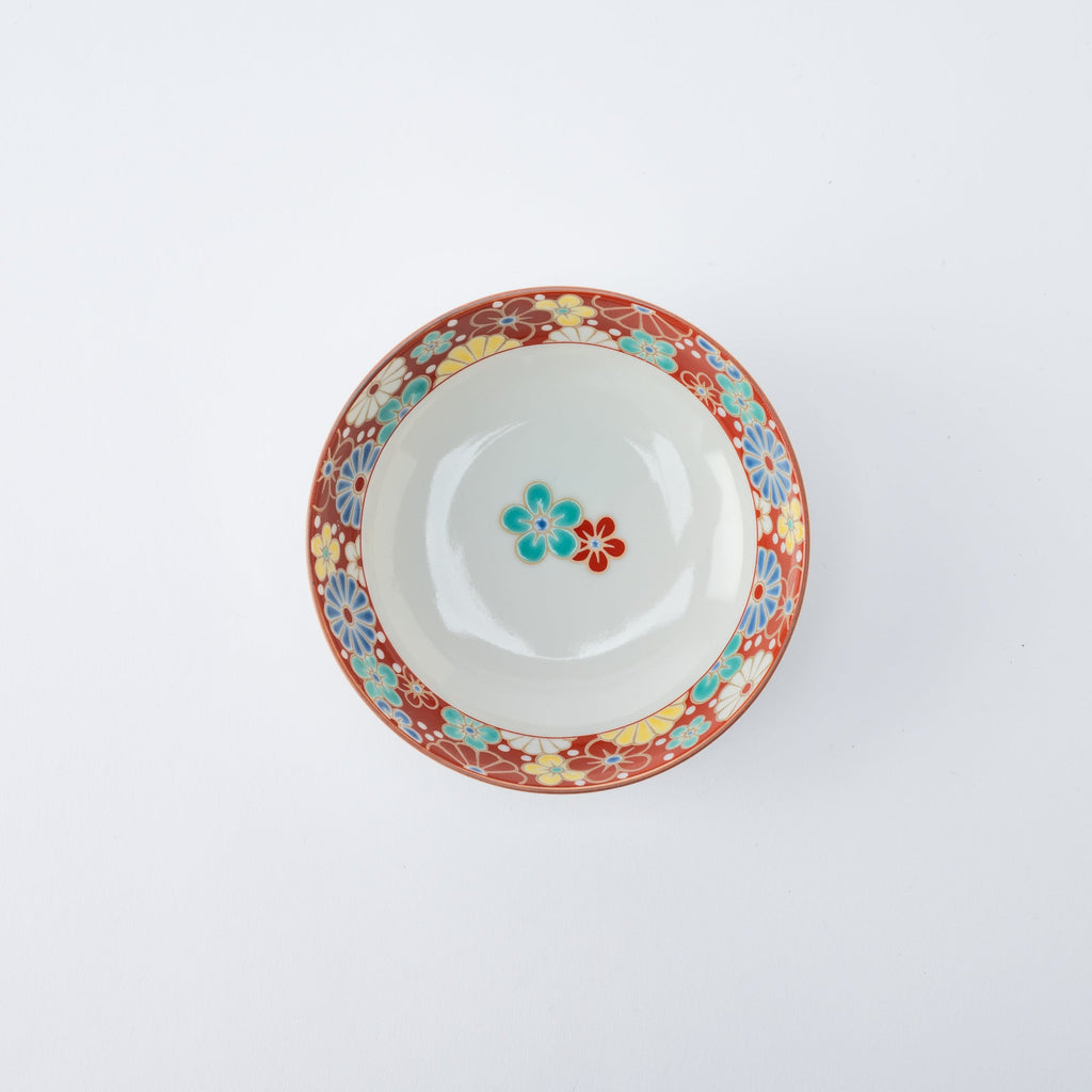 Colorful Rim Kobachi Small Bowl