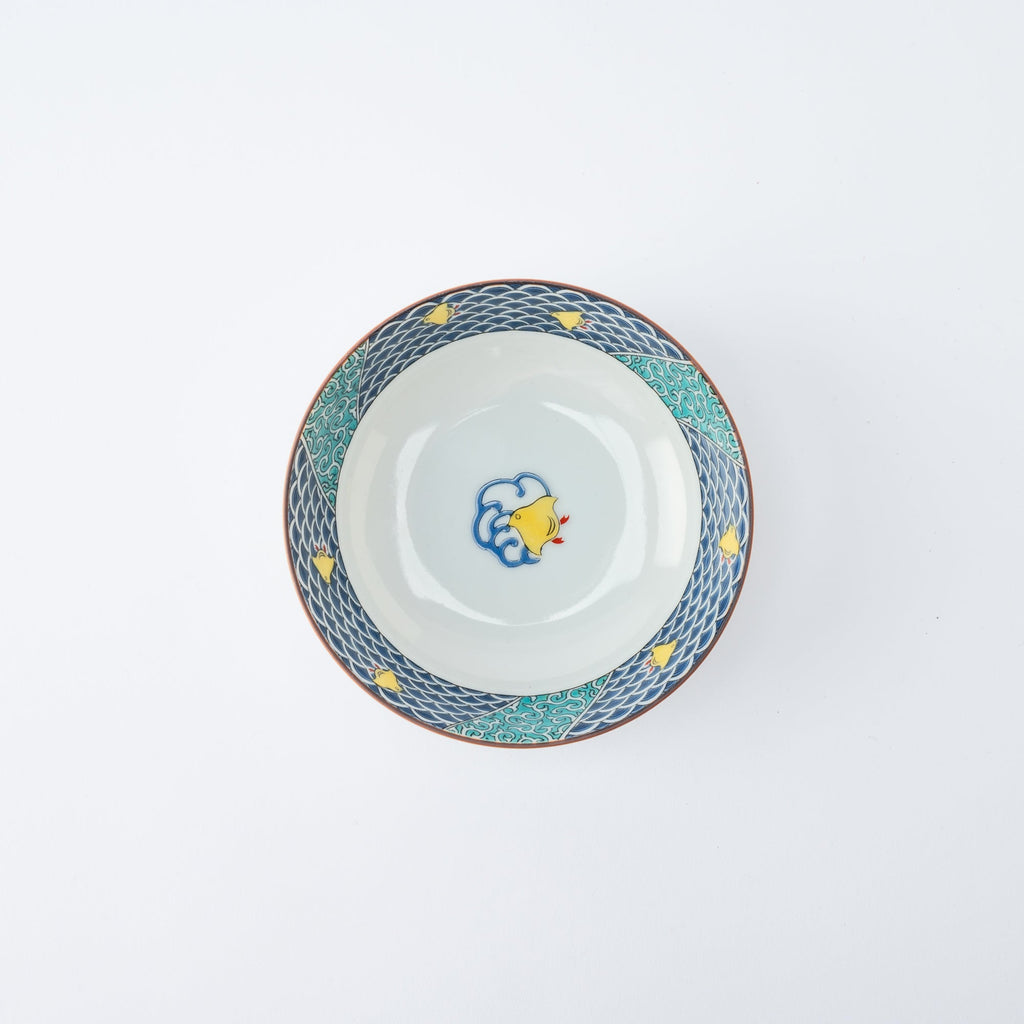 Colorful Rim Kobachi Small Bowl