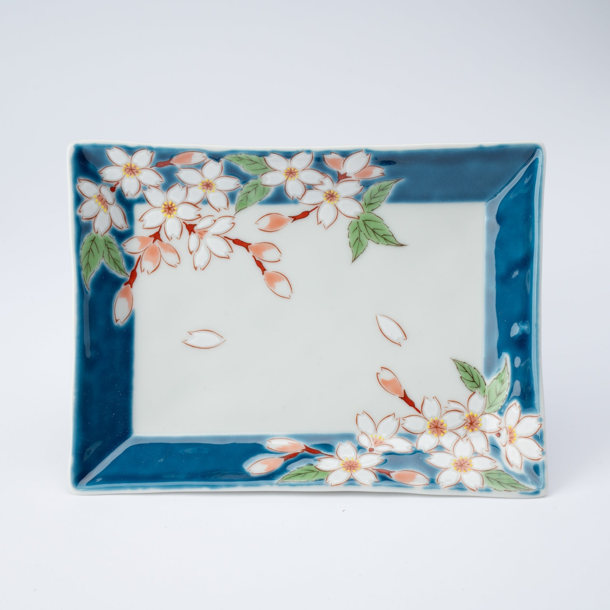 Seasonal Flowers Rectangle Side Plate
