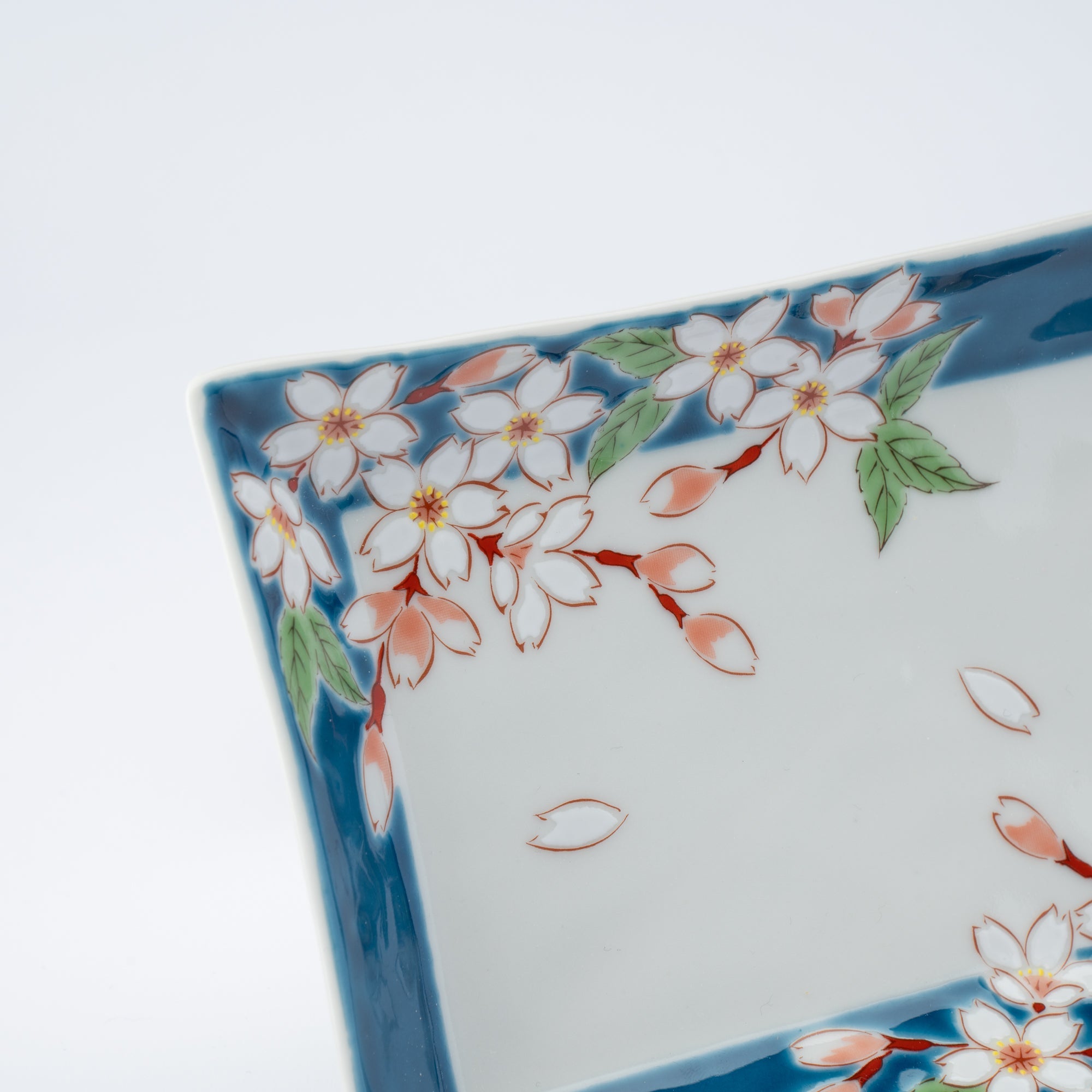 Seasonal Flowers Rectangle Side Plate
