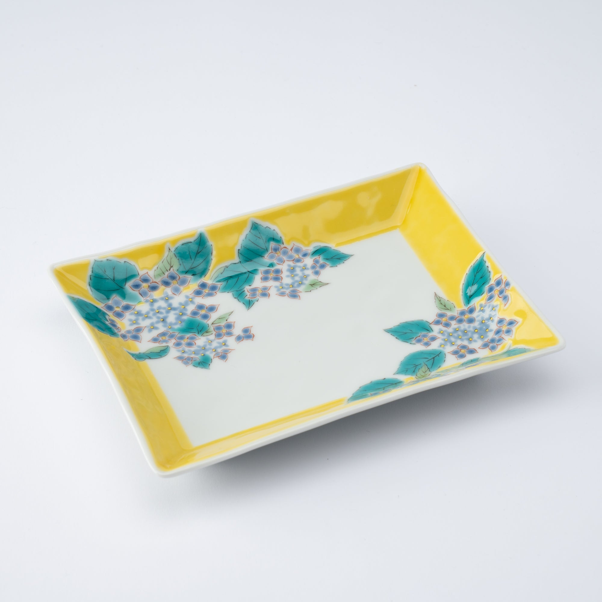 Seasonal Flowers Rectangle Side Plate