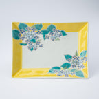 Seasonal Flowers Rectangle Side Plate