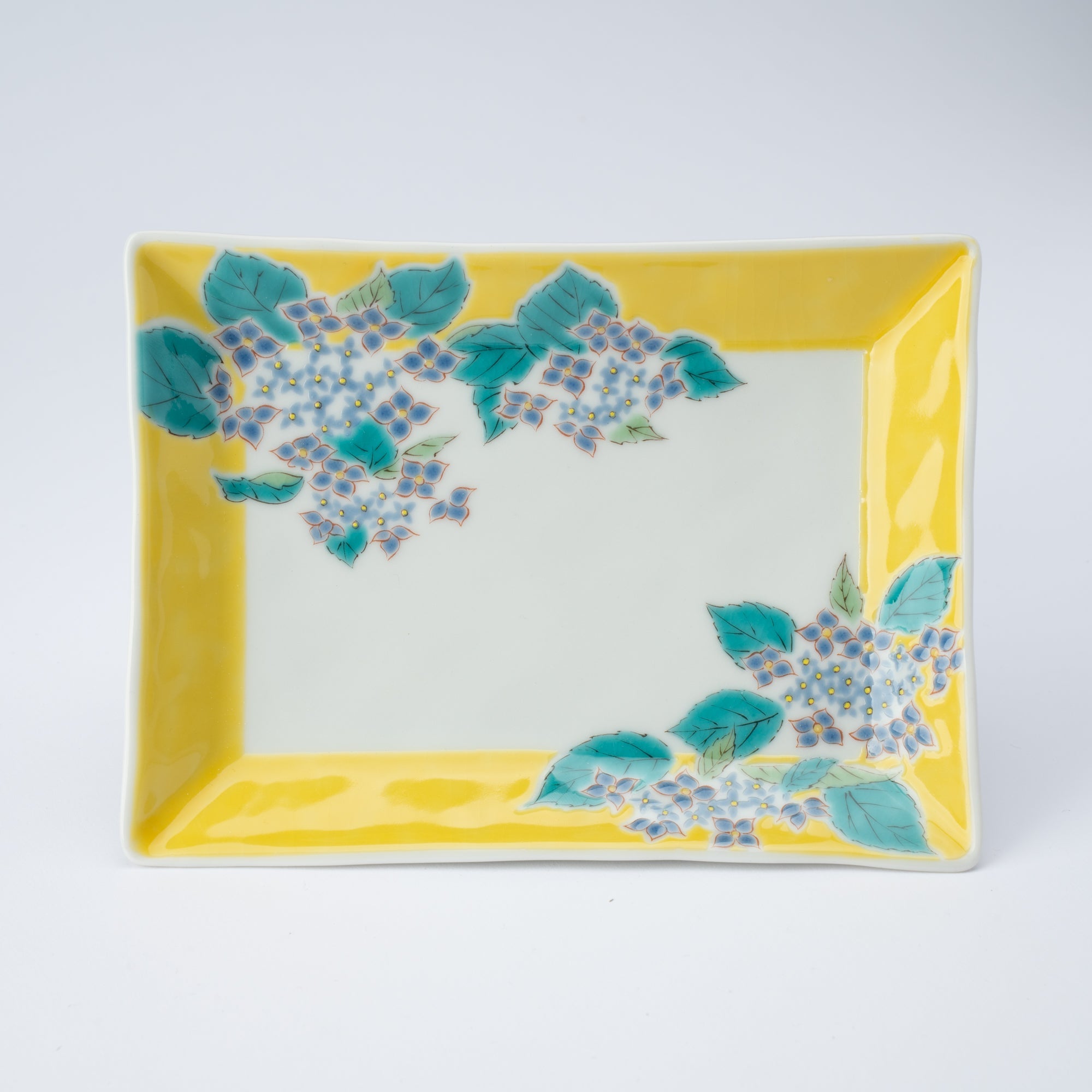 Seasonal Flowers Rectangle Side Plate
