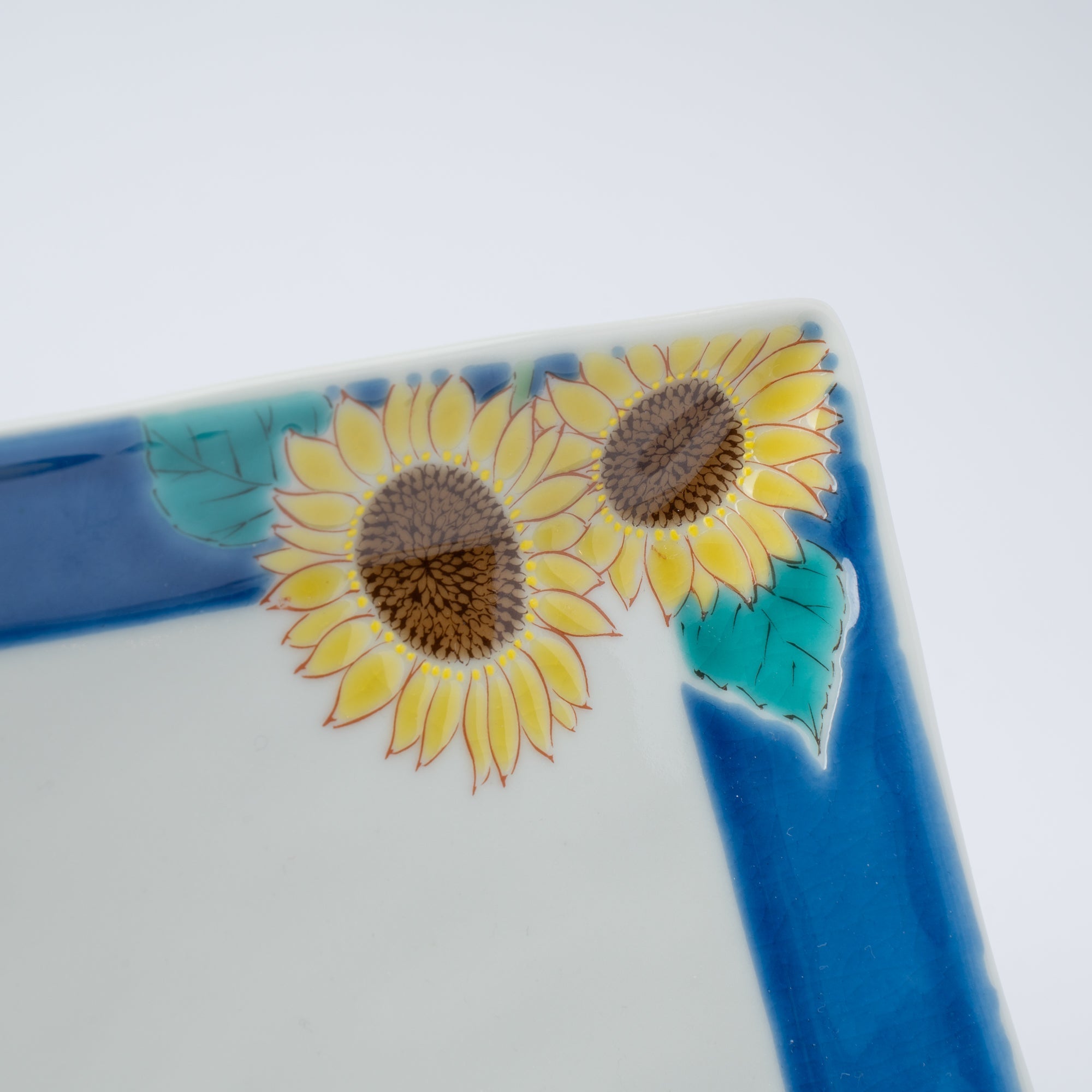 Seasonal Flowers Rectangle Side Plate