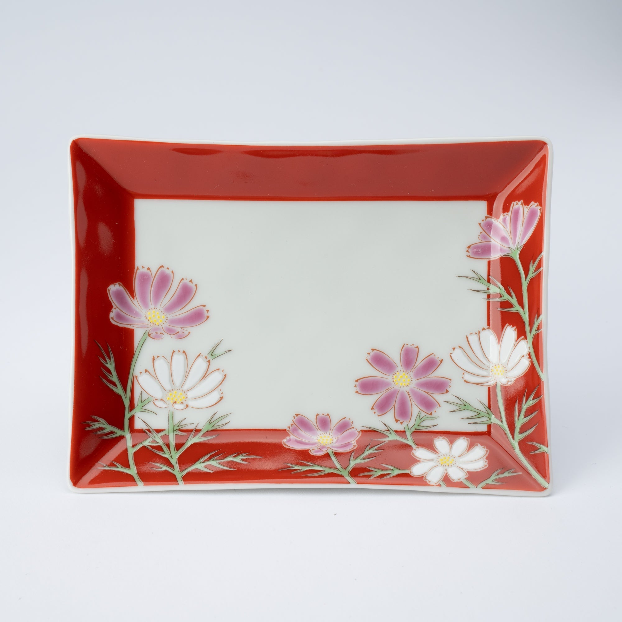 Seasonal Flowers Rectangle Side Plate