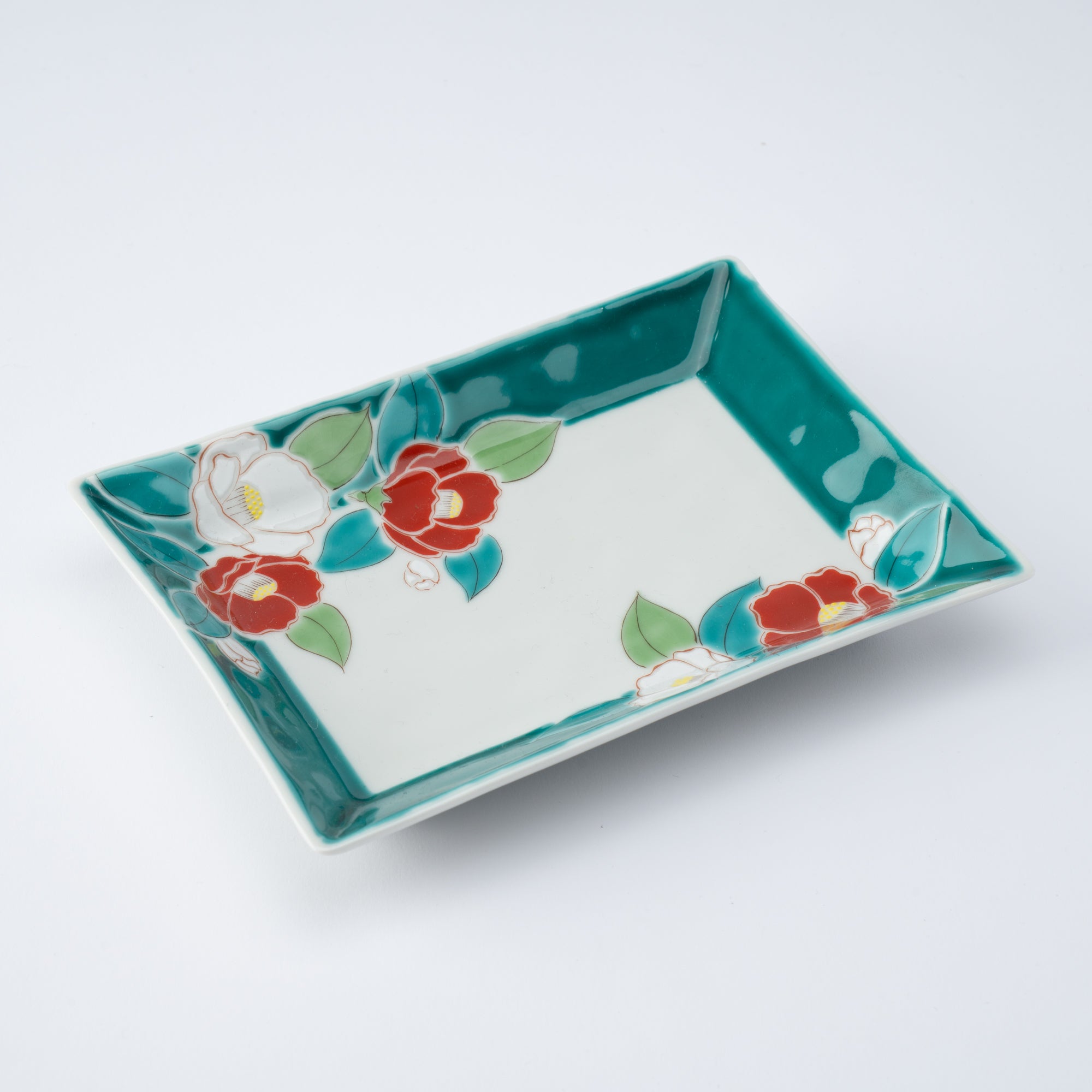Seasonal Flowers Rectangle Side Plate