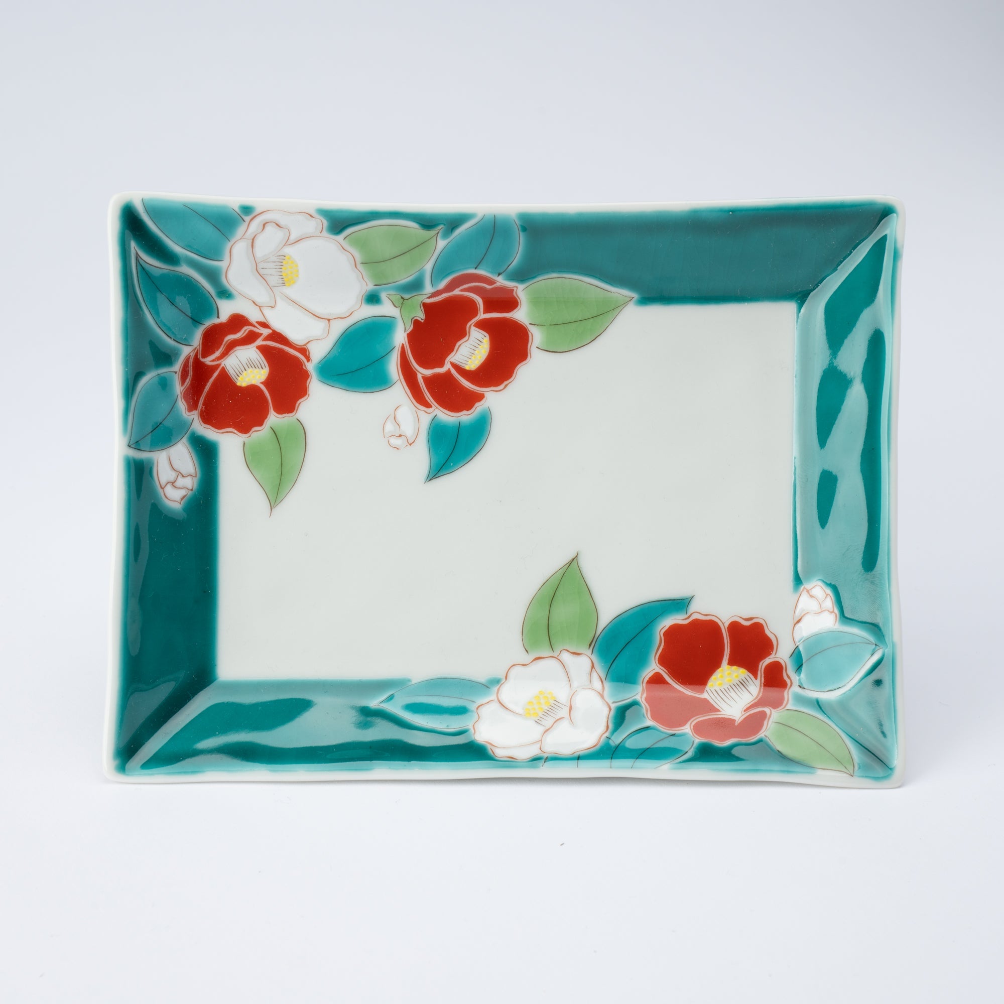 Seasonal Flowers Rectangle Side Plate