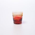 Hokusai Mt. Fuji Edo Kiriko Whiskey Glass