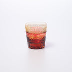 Hokusai Mt. Fuji Edo Kiriko Whiskey Glass