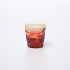 Hokusai Mt. Fuji Edo Kiriko Whiskey Glass