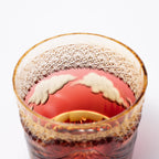 Hokusai Mt. Fuji Edo Kiriko Whiskey Glass