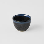Sake Cup 40ml Black&Blue Drip Glaze