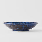 Pasta Bowl 24cm Copper Swirl Glaze