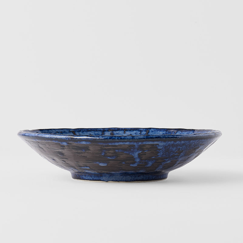 Pasta Bowl 24cm Copper Swirl Glaze