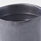 Lopsided Mug 200ml Black and Bisque Glaze