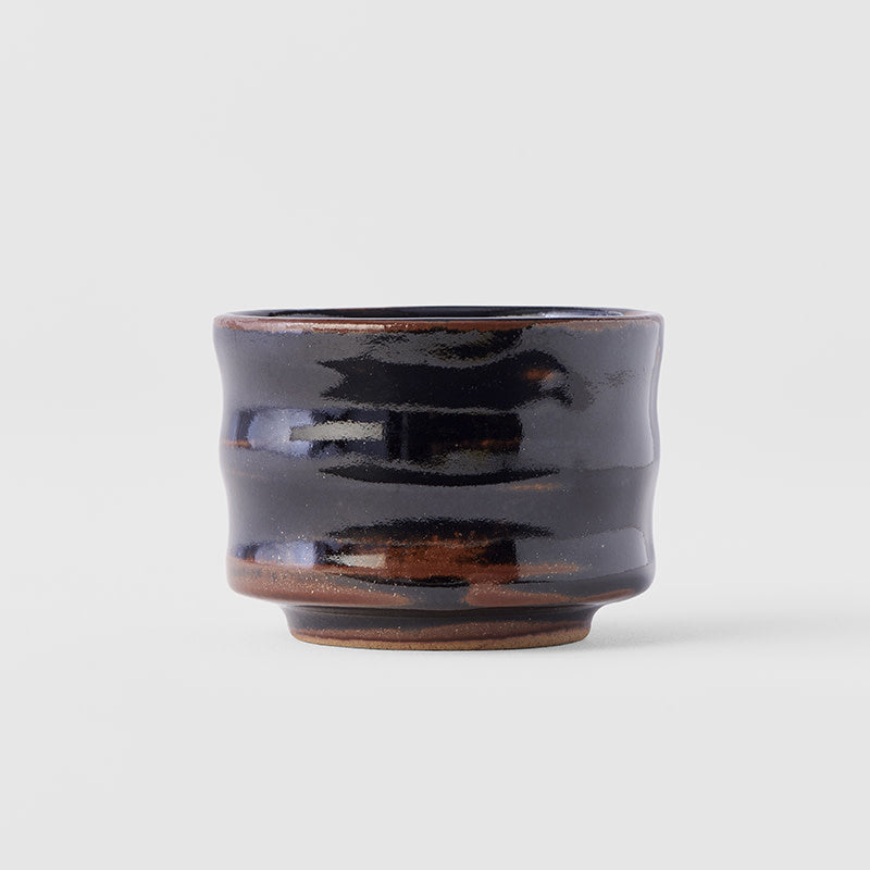 Sake Cup Ochoko 40ml Tenmokku Black Glaze