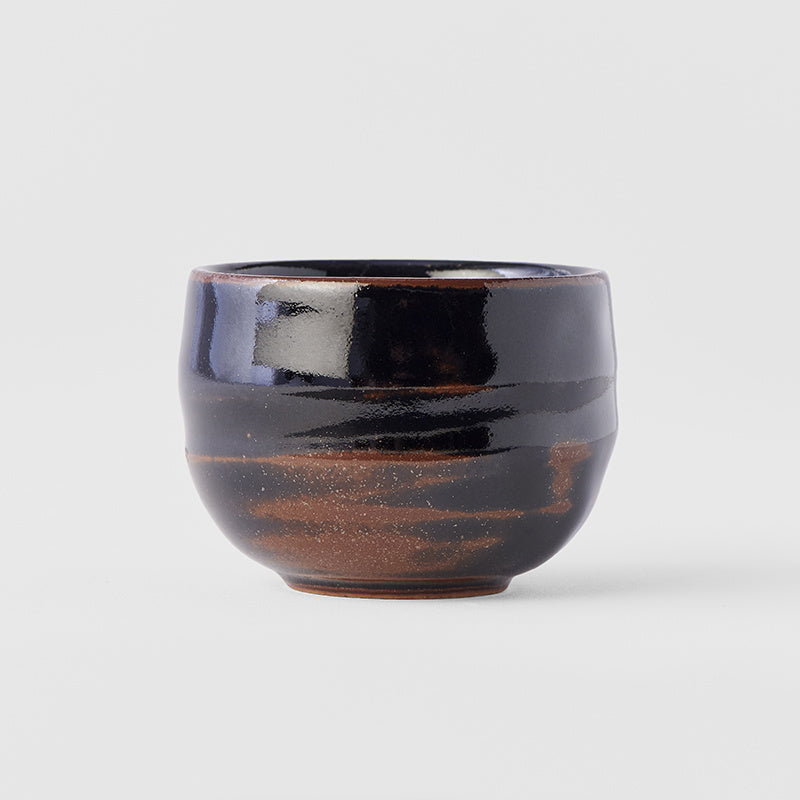 Sake Cup Ochoko 40ml Tenmokku Black Glaze