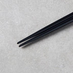 Chopsticks Lacquered Black Natural Wood