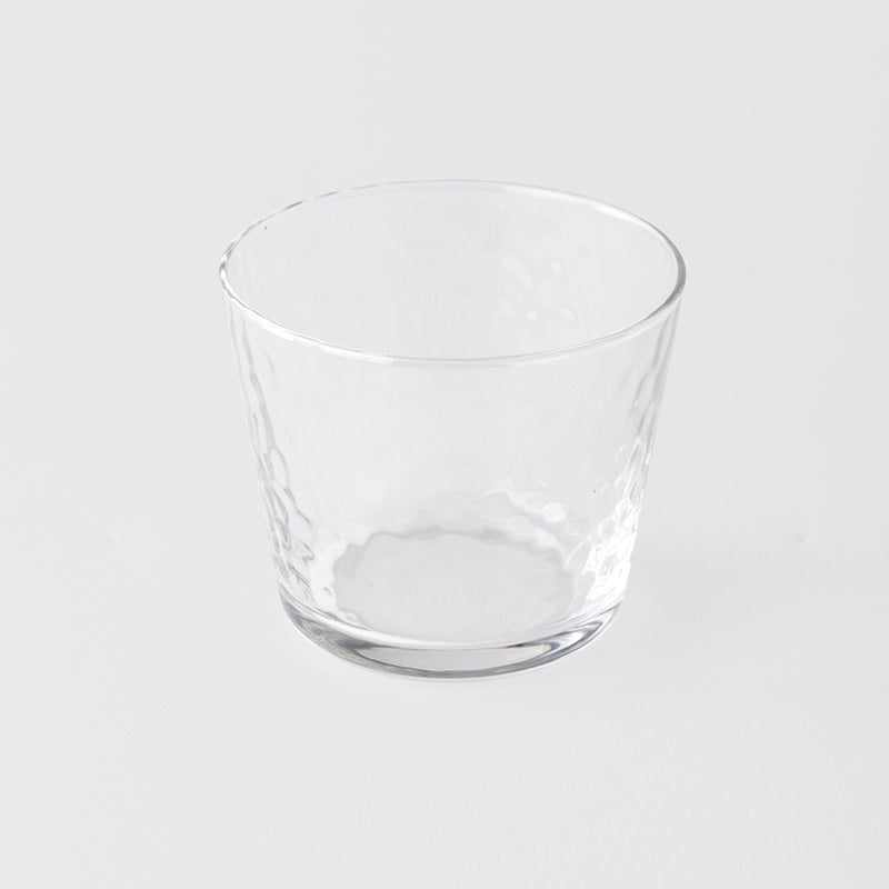 Glass Mini Tumbler Dimpled 220ml
