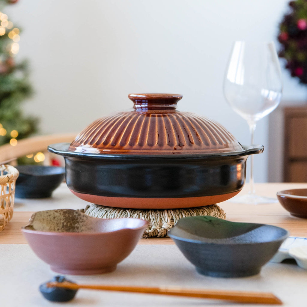 Kikka Donabe Japanese Clay Pot for 2 to 3 People