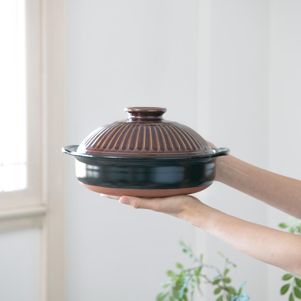 Kikka Donabe Japanese Clay Pot for 2 to 3 People