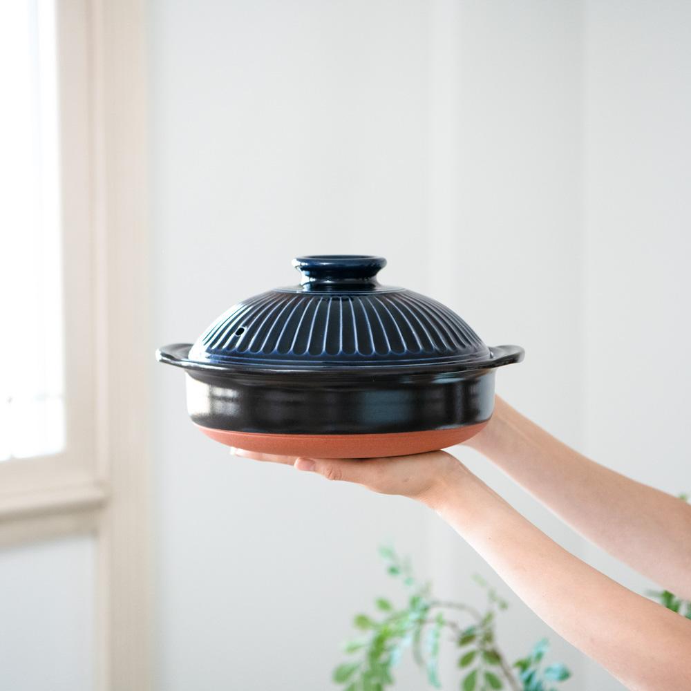 Kikka Donabe Japanese Clay Pot for 2 to 3 People