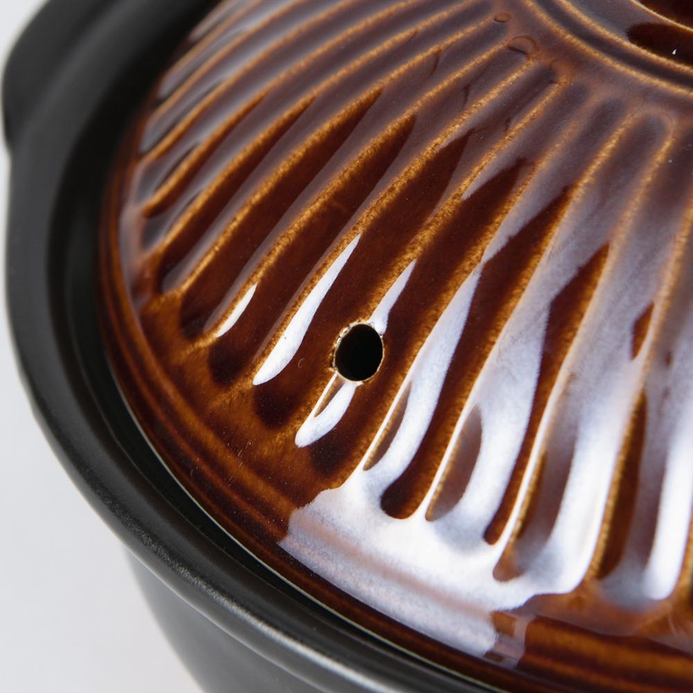 Kikka Donabe Japanese Clay Pot for 2 to 3 People