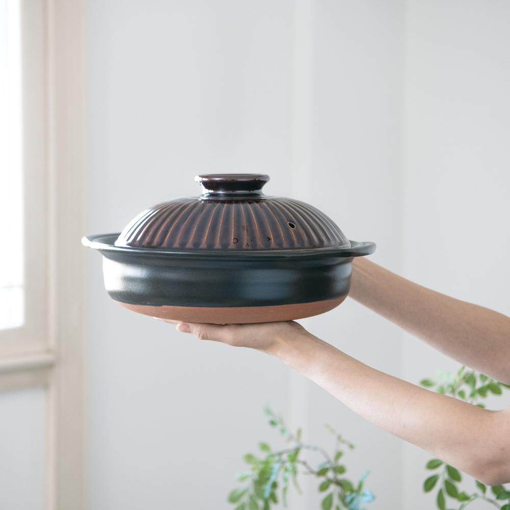 Kikka Donabe Japanese Clay Pot for 3 to 4 People
