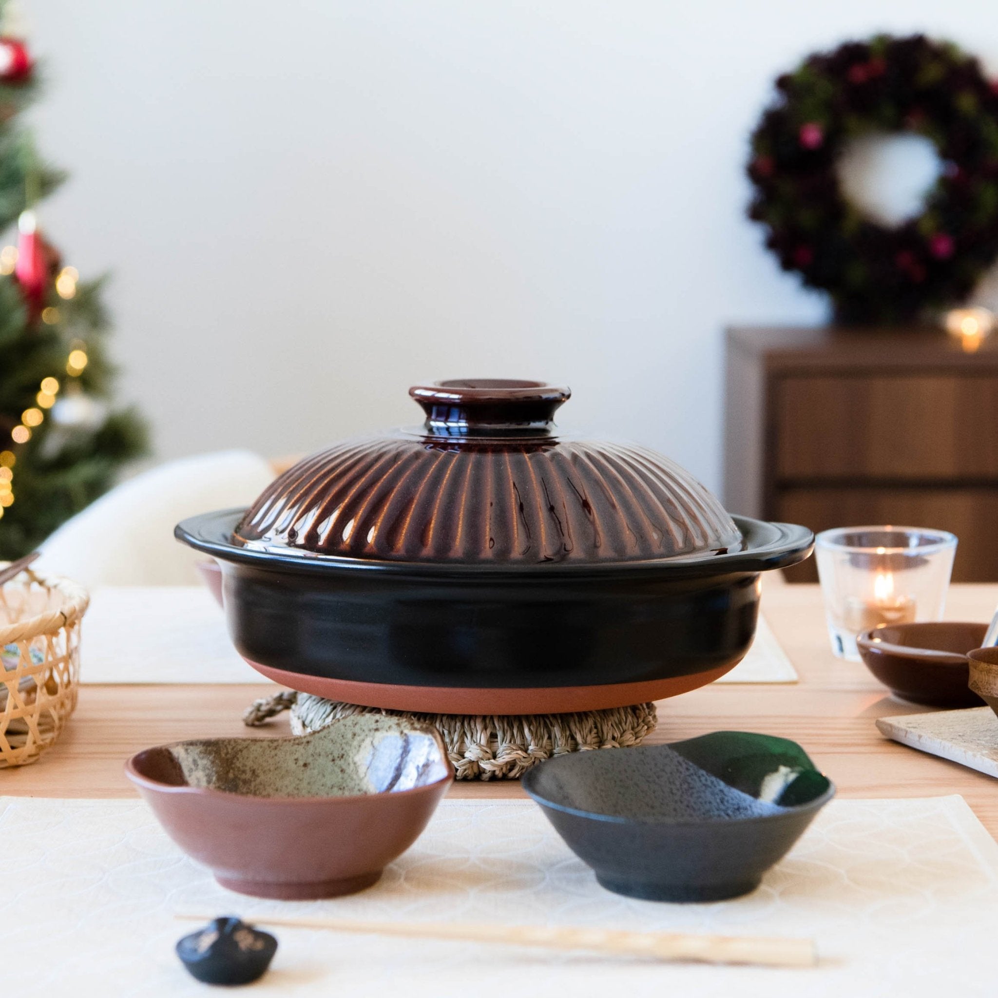 Kikka Donabe Japanese Clay Pot for 3 to 4 People