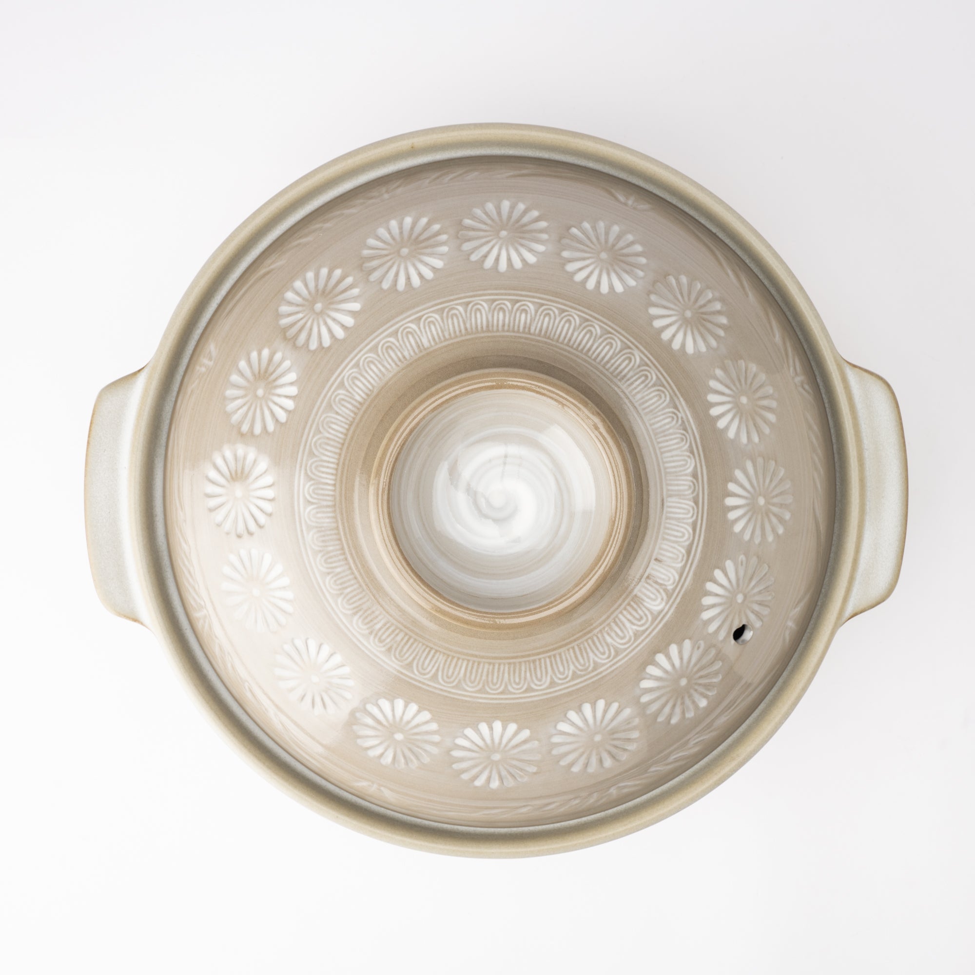 Mishima Donabe Japanese Clay Pot for 3 to 4 persons