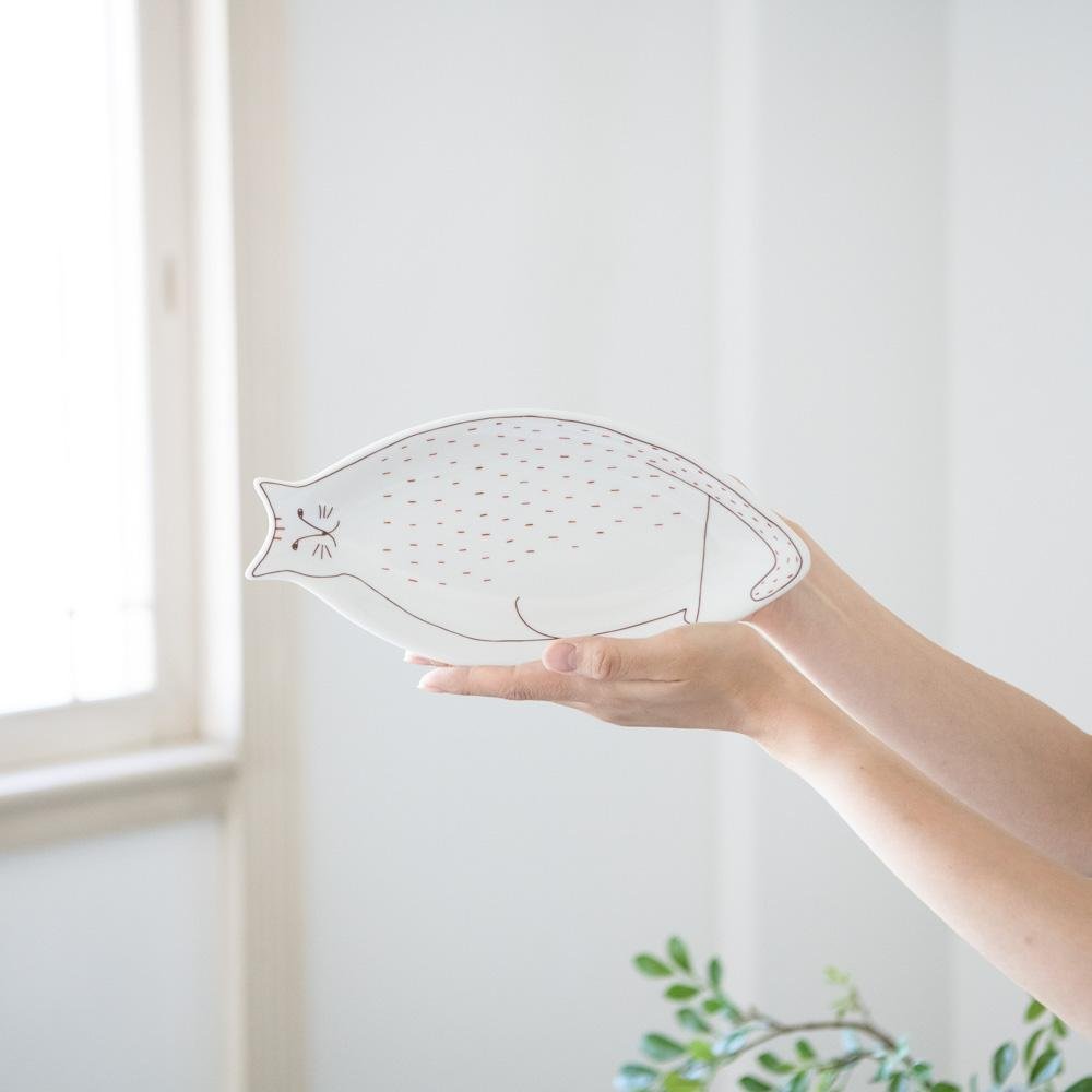 Cat Shaped Dinner Plate