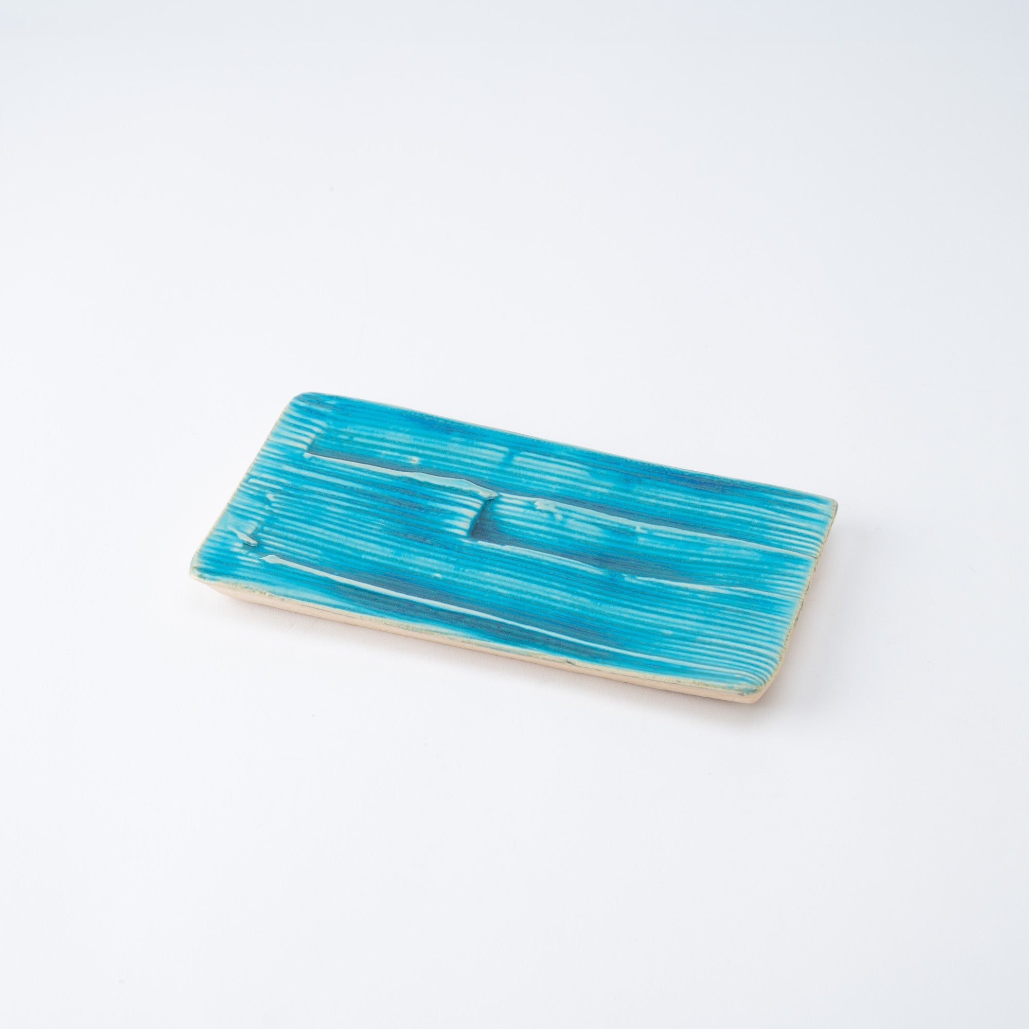 Malibu Turquoise Rectangle Side Plate