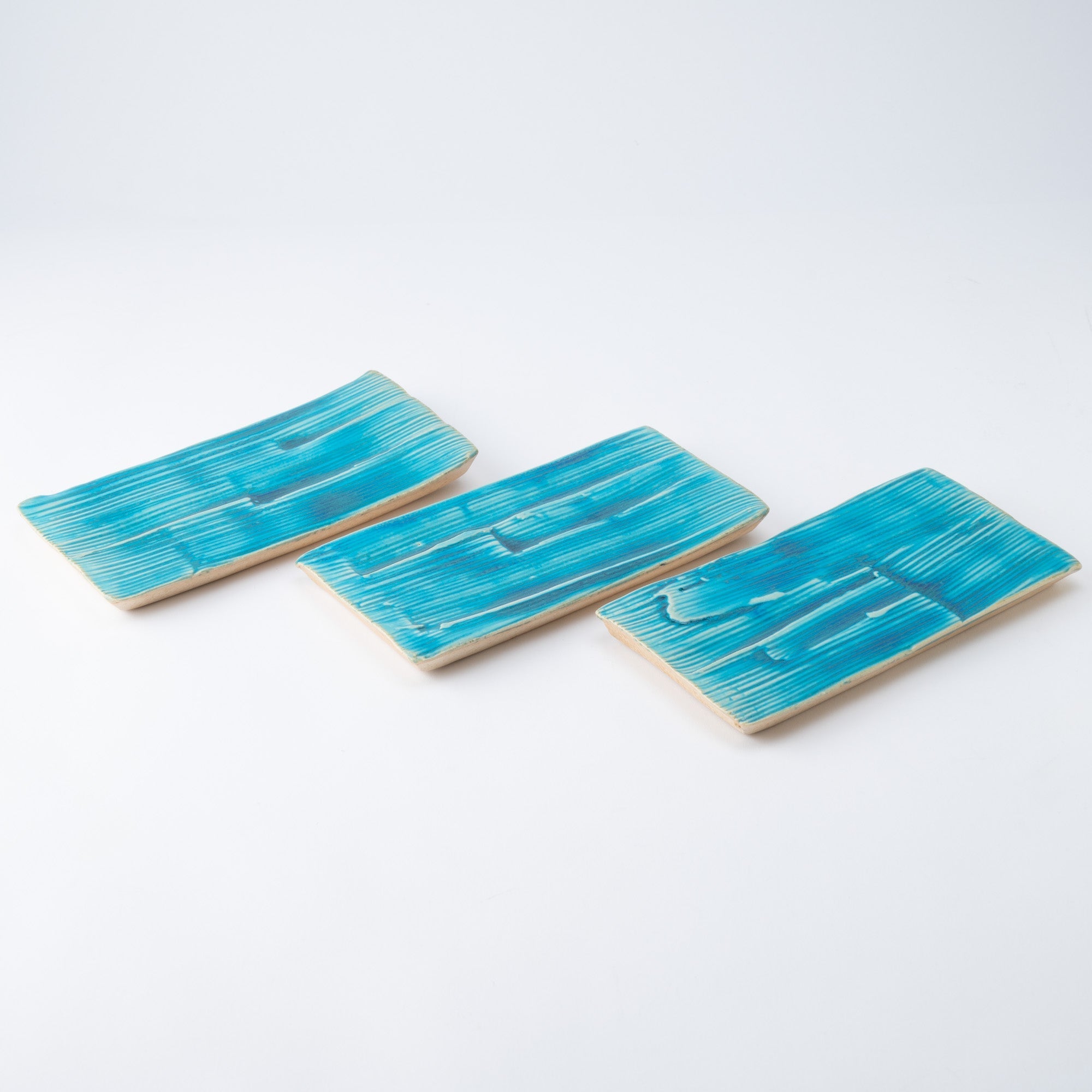 Malibu Turquoise Rectangle Side Plate