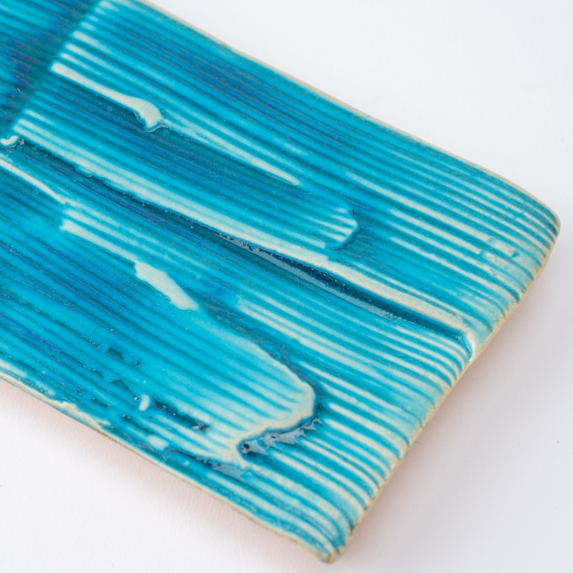 Malibu Turquoise Rectangle Side Plate