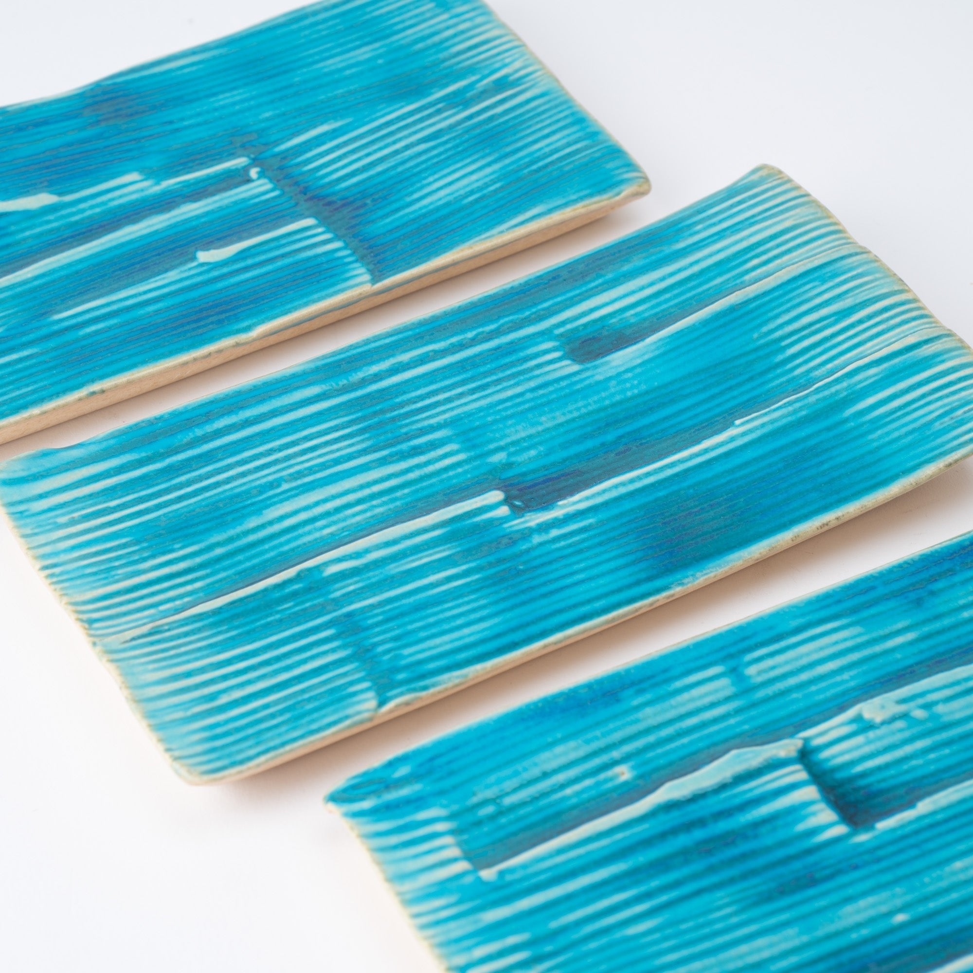Malibu Turquoise Rectangle Side Plate