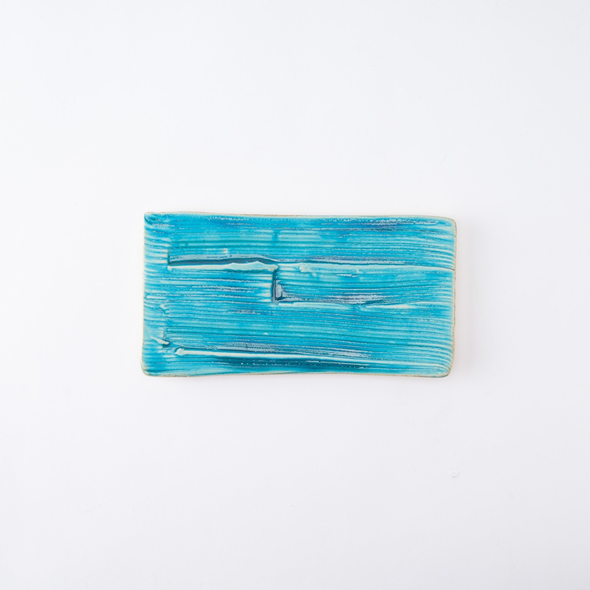 Malibu Turquoise Rectangle Side Plate