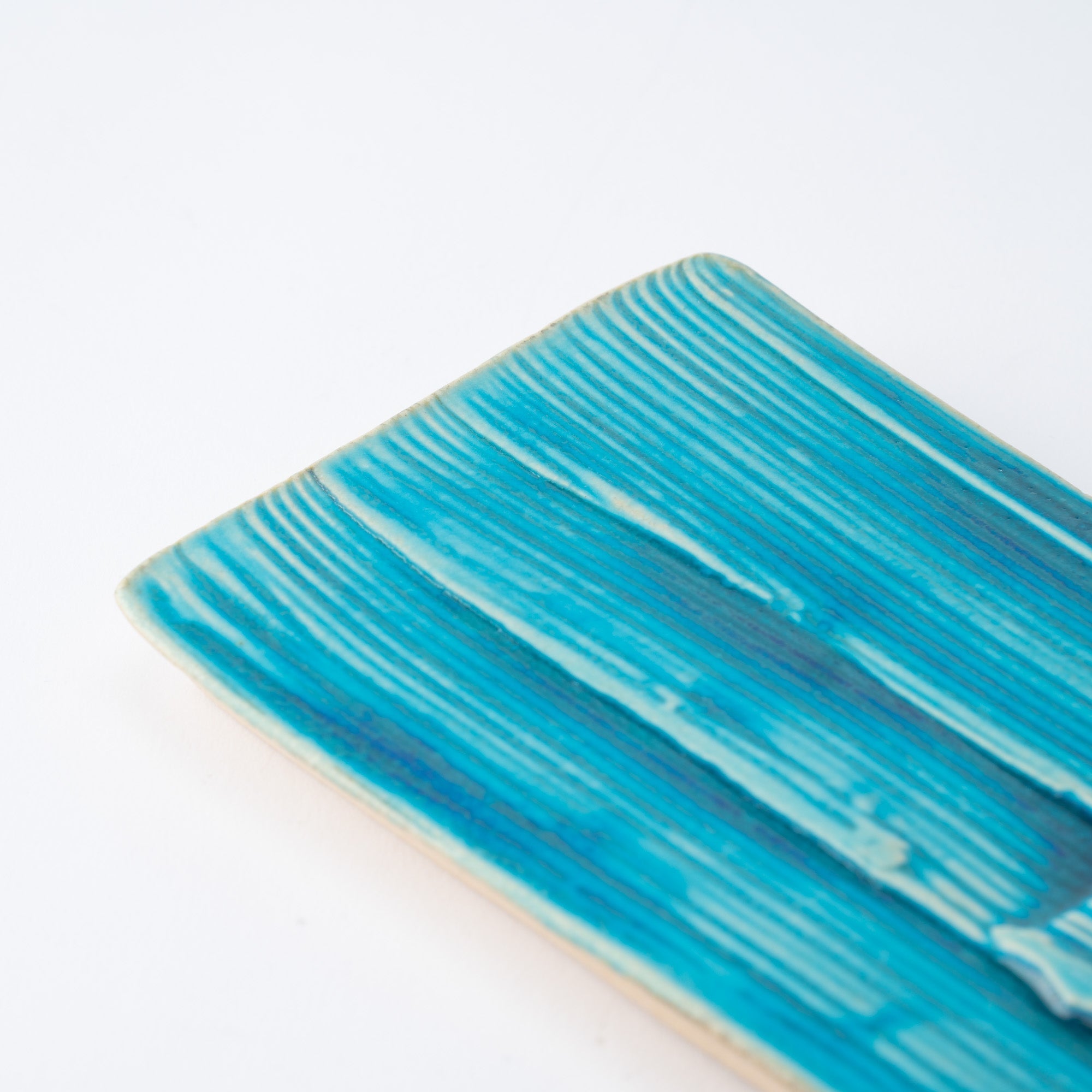 Malibu Turquoise Rectangle Side Plate