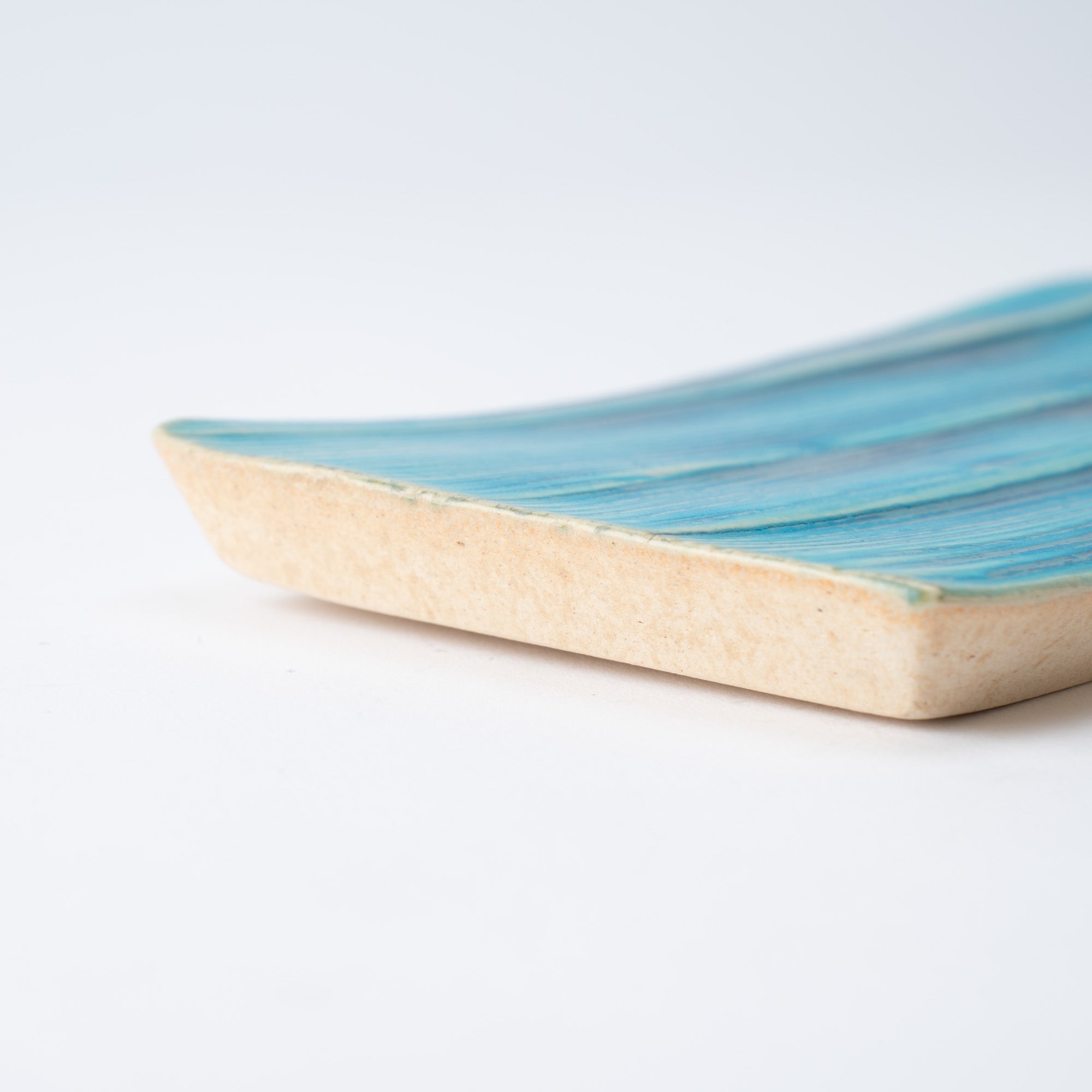 Malibu Turquoise Rectangle Side Plate