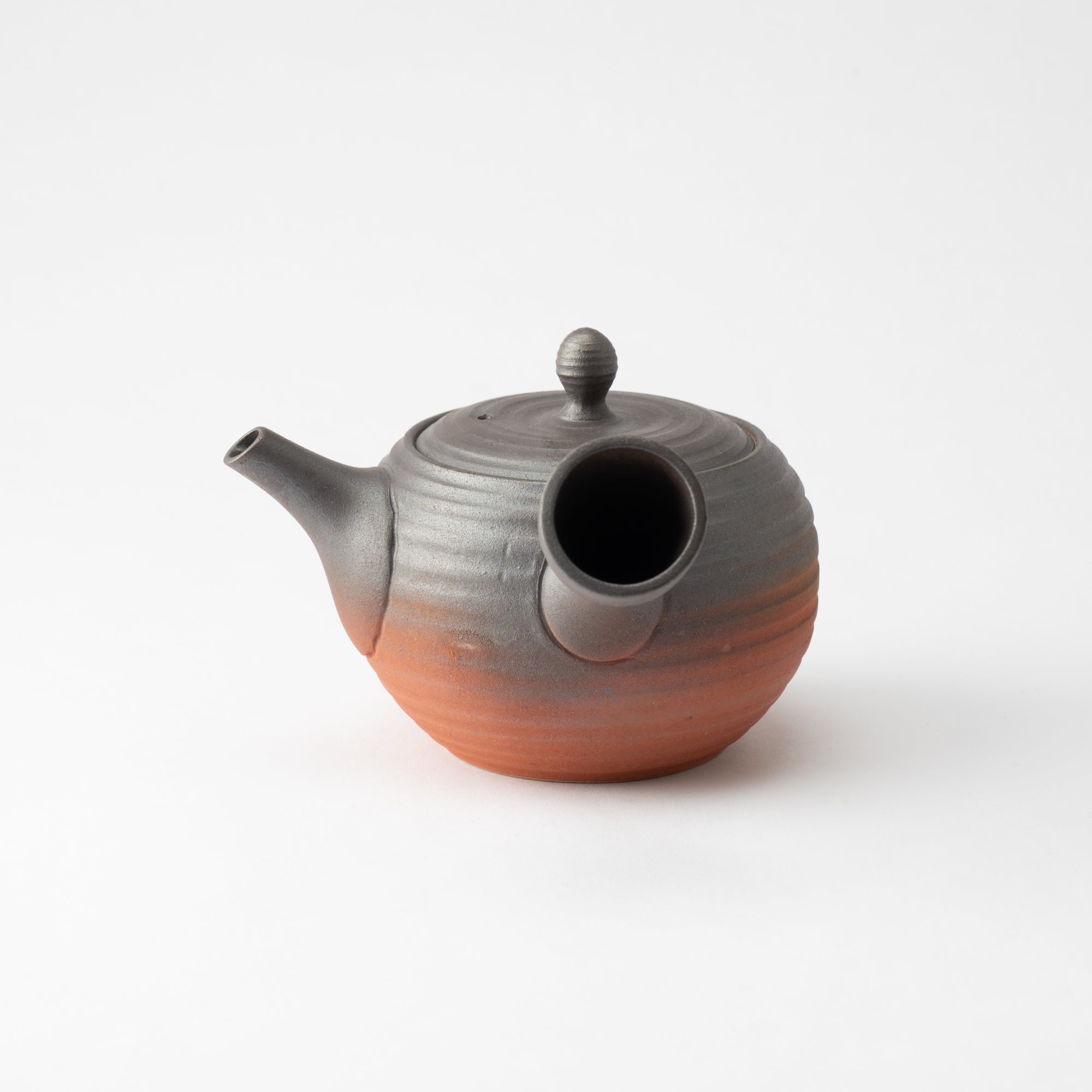 Brown and Red Japanese Teapot