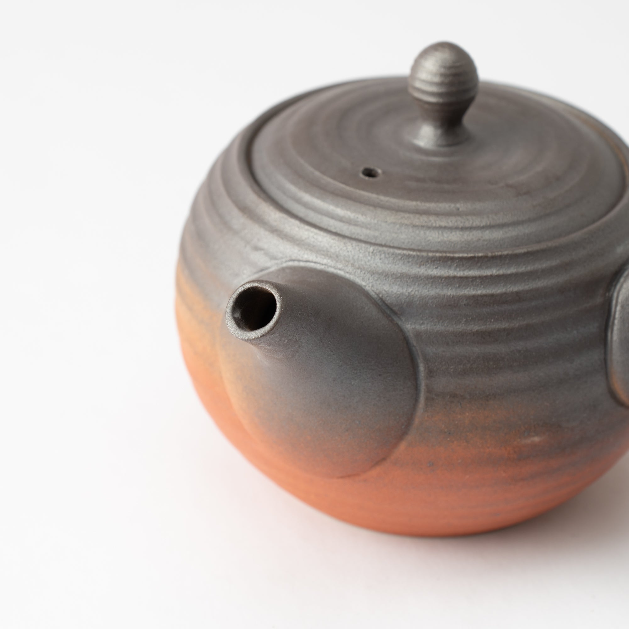 Brown and Red Japanese Teapot