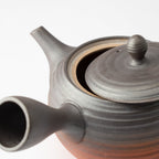 Brown and Red Japanese Teapot