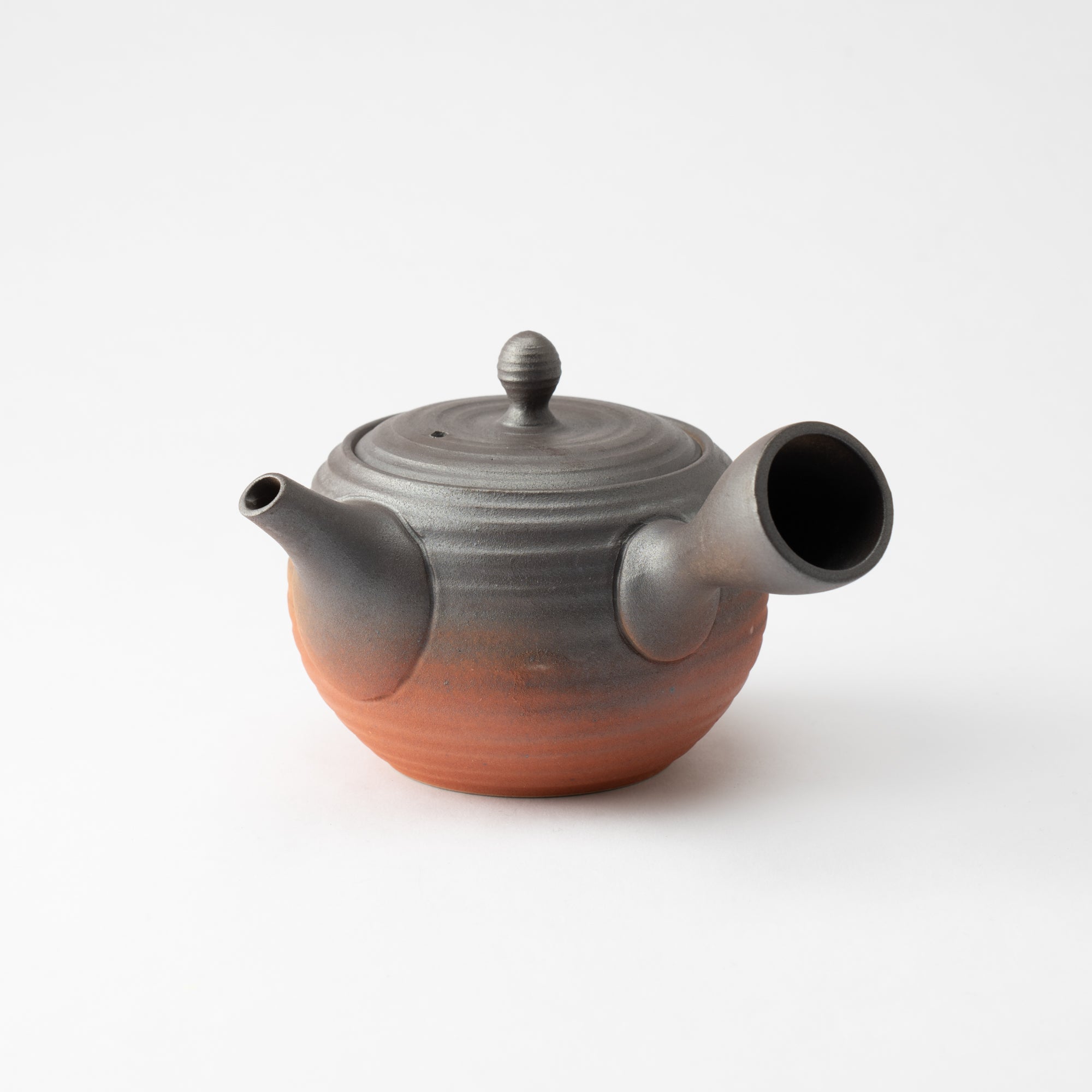 Brown and Red Japanese Teapot