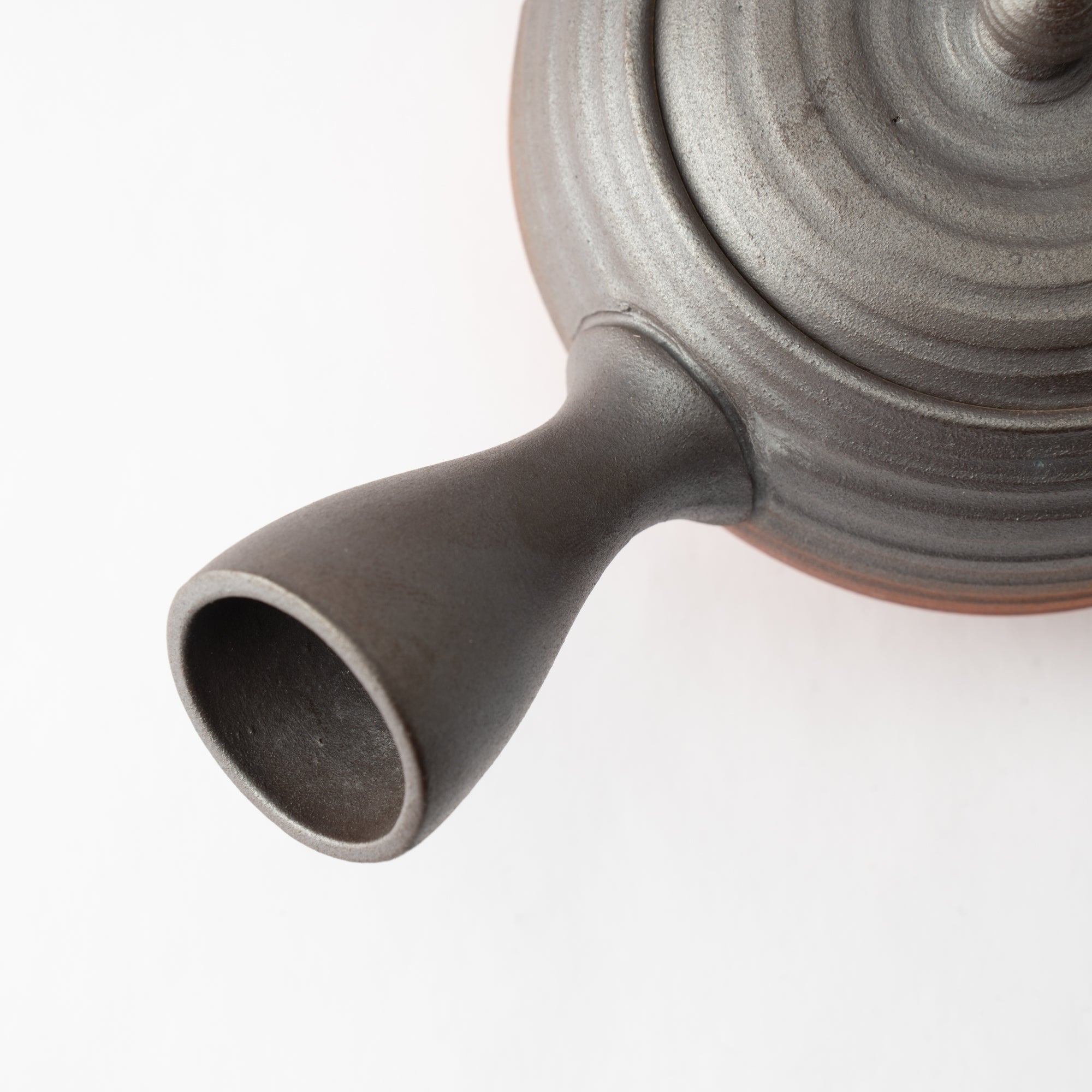 Brown and Red Japanese Teapot